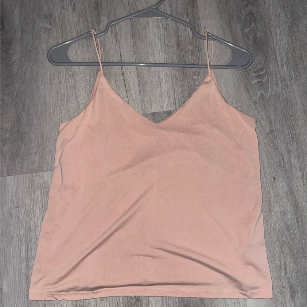 Abound V-Neck Blush Pink Spaghetti Strap Camisole Tank Size: XS
